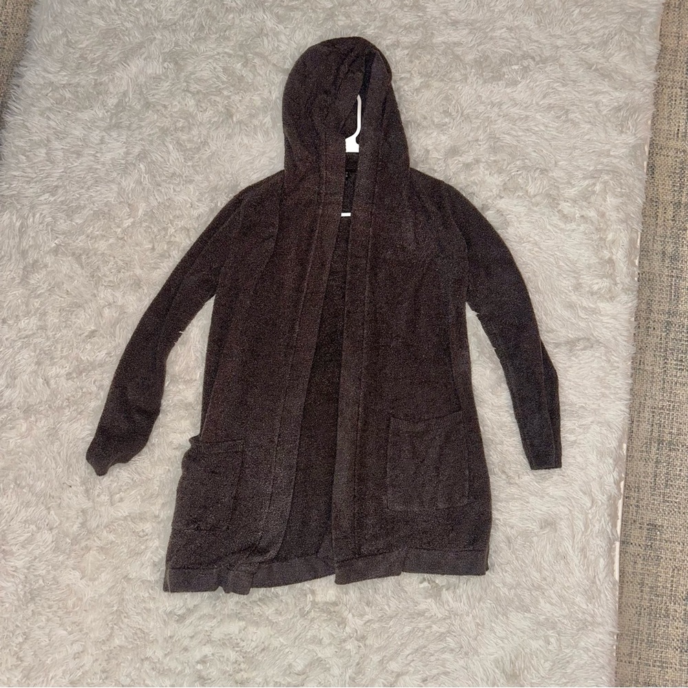Barefoot Dreams hooded cardigan